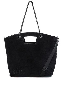 BEIS The Terry Tote in Black.