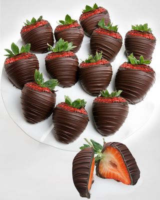 Belgian Dark Chocolate Covered Strawberries