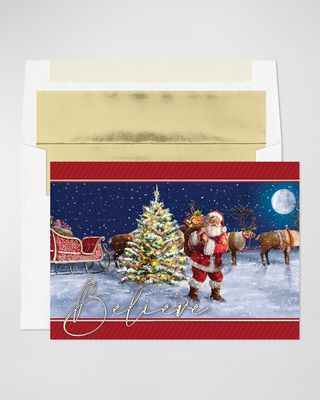 Believe in Magic Holiday Card, Set of 25