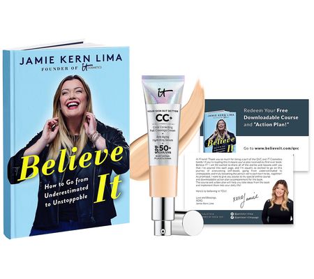 Believe IT Book Bundle with IT Cosmetics FullSize CC Cream