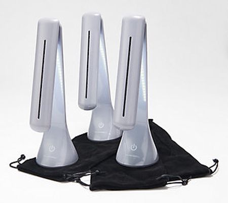 Bell & Howell Set of 3 Table Reading Lamps with Pouch