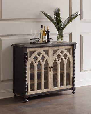 Bella Cathedral Style Bar Cabinet