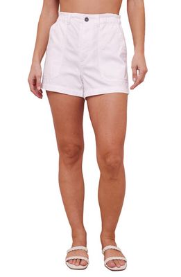 Bella Dahl Callie High Waist Shorts in White