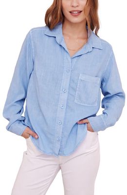 Bella Dahl Relaxed Button-Up Shirt in Bayside Blue