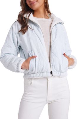 Bella Dahl Skye Reversible Quilted Jacket in Vintage Frost Wash