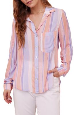 Bella Dahl Stripe Button-Up Shirt in Paloma Stripes Print