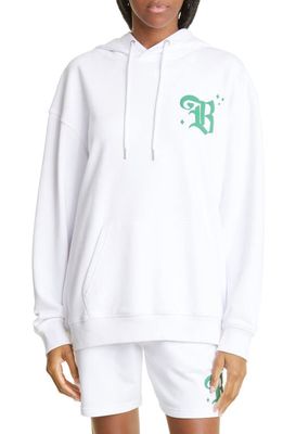 Bella Doña They Can Try Oversize Graphic Hoodie in White