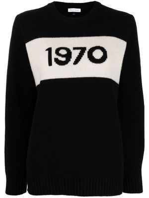 Bella Freud oversized '1970' merino-wool jumper - Black