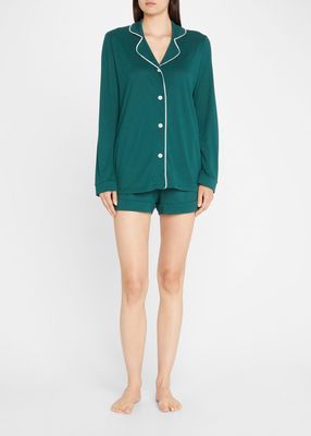 Bella Long-Sleeve Short Pajama Set