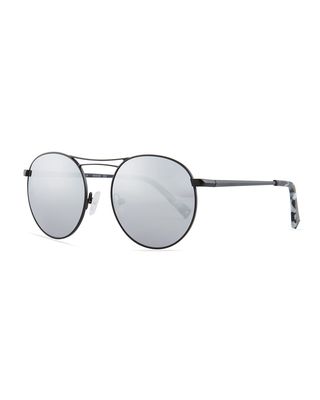 Bella Thin Wire Round Sunglasses