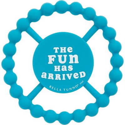 Bella Tunno Fun Has Arrived Silicone Teether in Blue 