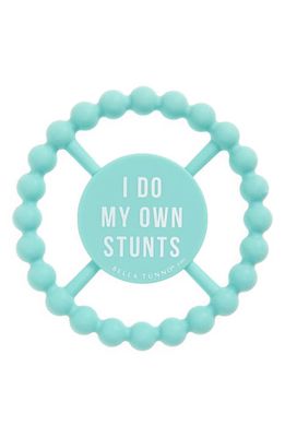 Bella Tunno I Do My Own Stunts Silicone Teether in Blue