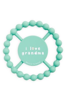 Bella Tunno I Love Grandma Teether in Green