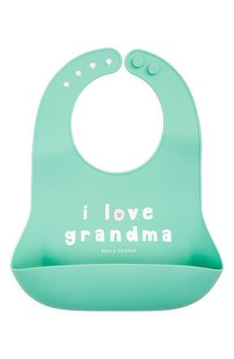 Bella Tunno I Love Grandma Wonder Bib in Green