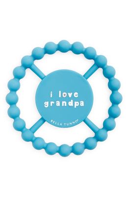 Bella Tunno I Love Grandpa Teether in Blue
