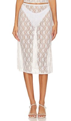 Bella Venice The Lucy Skirt in White