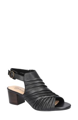 Bella Vita Dayana Sandal in Black Leather