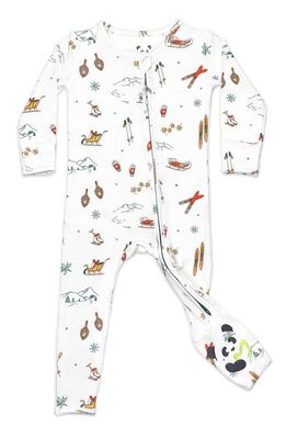Bellabu Bear Kids' Vintage Holiday Convertible Footie Pajamas