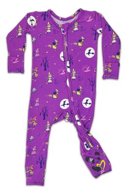 Bellabu Bear Kids' Witches Convertible Footie Pajamas