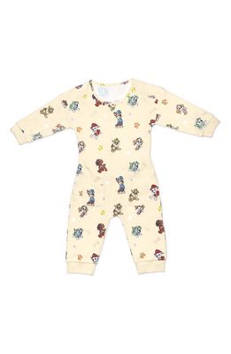 Bellabu Bear x Paw Patrol Fitted One-Piece Pajamas in Beige 