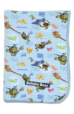 Bellabu Bear x Teenage Mutant Ninja Turtle Reversible Blanket in Blue