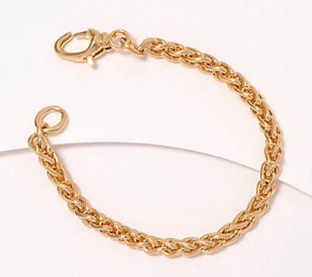 BellaOro Spiga Link Bracelet, 14K Gold Over Resin