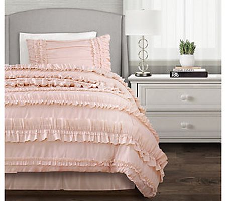 Belle 3-Piece Twin XL Comforter Set by Lush Dec or