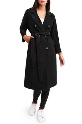 BELLE AND BLOOM Boss Girl Wool Coat in Black