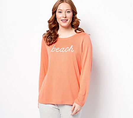 Belle Beach by Kim Gravel Breezy Knit Long Sleeve Top