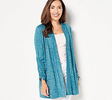 Belle Beach by Kim Gravel Open Front Cardigan Cover Up