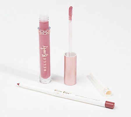Belle Beauty by Kim Gravel 2-pc Lip Liner & Lip Gloss Set