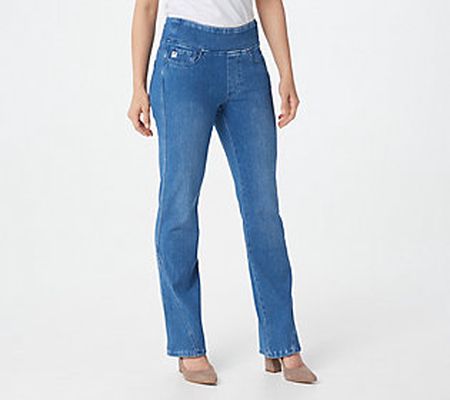 Belle by Kim Gravel Flexibelle Petite Diagonal Seam Jeans