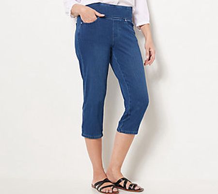 Belle by Kim Gravel Petite Flexibelle Capri Jeans