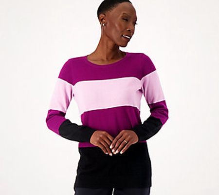 Belle by Kim Gravel Solid or Jacquard Sweater