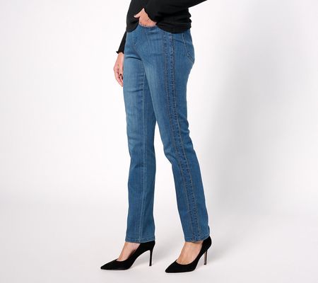Belle by Kim Gravel Tall Primabelle Beaded Slim Straight Jean