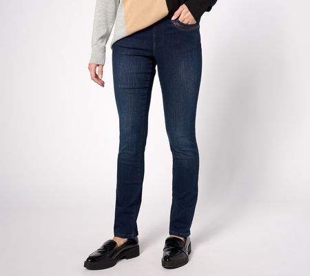 Belle by Kim Gravel TripleLuxe Pet Faux Leather Trim Jean