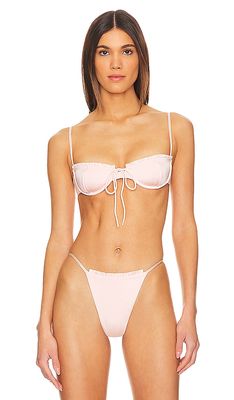 Belle The Label Amour Bikini Top in Pink
