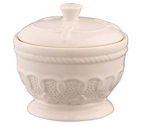 Belleek Pottery Celtic Lace-Covered Bowl