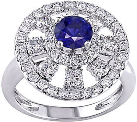 Bellini 0.70 ct Sapphire & 1-1/3 ct Diamond Coc ktail Ring