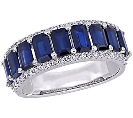 Bellini 3.15 cttw Sapphire & 1/4 cttw Diamond B nd Ring