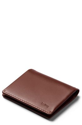 Bellroy Slim Sleeve Wallet in Cocoa Java