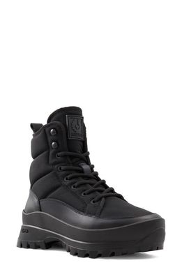 Belstaff Explore Lace-Up Hiking Boot in Black