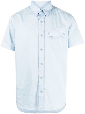 Belstaff flap pocket short sleeve shirt - Blue