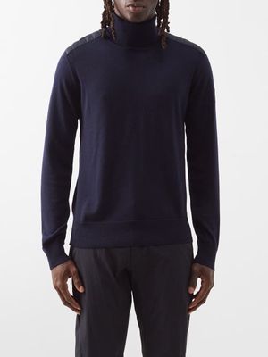 Belstaff - Kingsland Merino Roll-neck Sweater - Mens - Navy