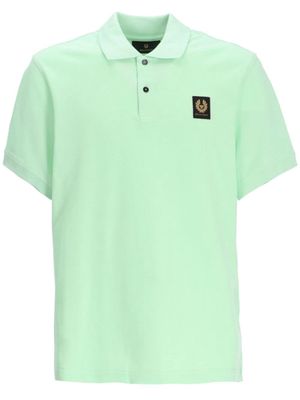 Belstaff logo-appliqué polo shirt - Green