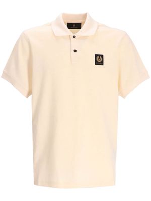 Belstaff logo-appliqué polo shirt - Neutrals