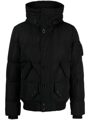 Belstaff logo-patch padded jacket - Black
