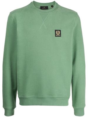 Belstaff logo-patch sweatshirt - Green