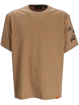 Belstaff logo-print cotton T-shirt - Brown