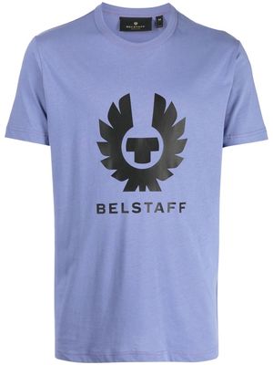 Belstaff logo-print cotton T-shirt - Purple